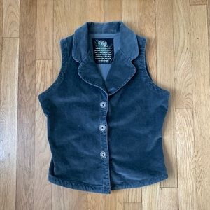 Split : Crushed Corduroy Vest